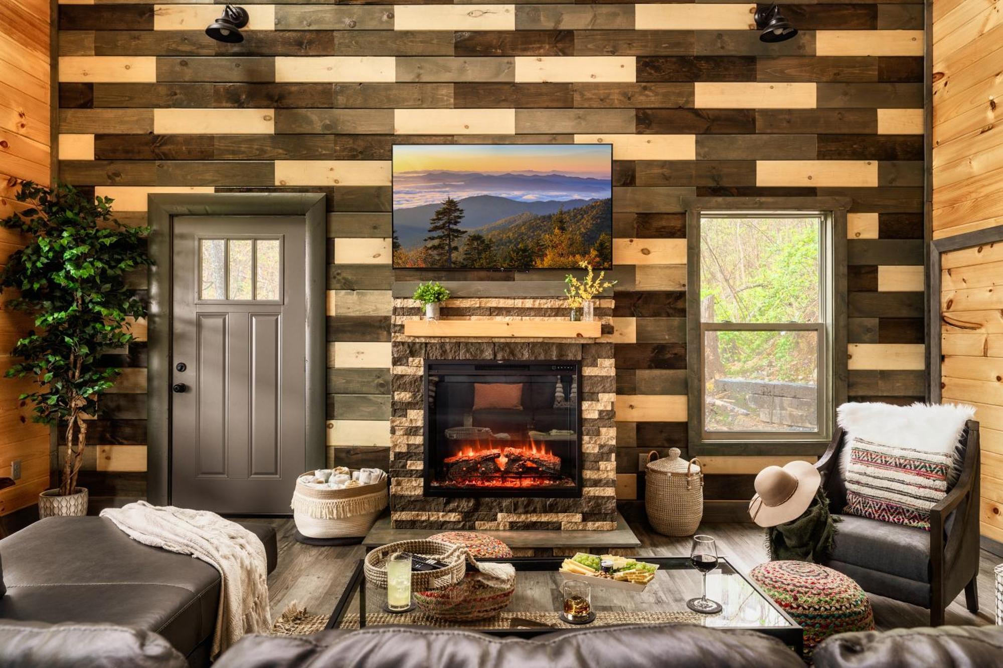 Mountainscape - Brand New Cabin W Views - Hottub - Firetable - Ps5 - Pooltable - 3 Pools Гатлинбург Экстерьер фото